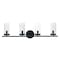 Maxim Lighting Sentinel 4-Light Bath Vanity 25258CLBK - alternate 1